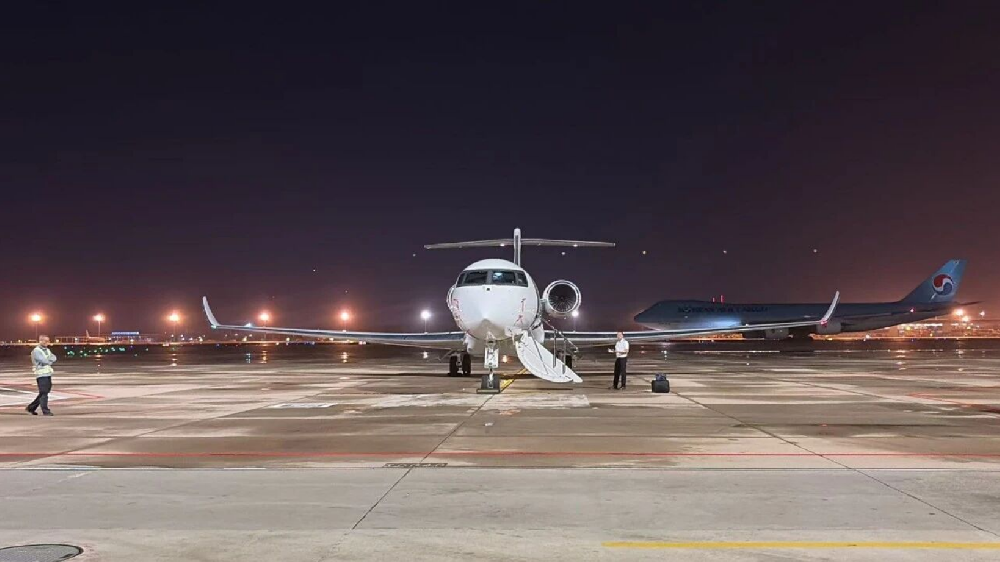 凯茜航空顺利完成湾流G700公务机天津机场地面保障任务